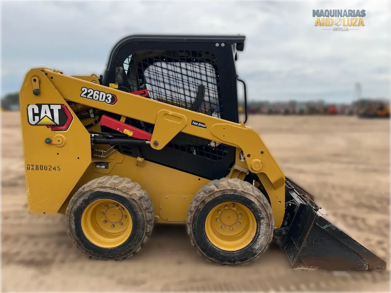 2021 Caterpillar 226D3 skid steer loader with radial lift design, redesigned cab for comfort, and Smart technology for high-performance grading and loading.