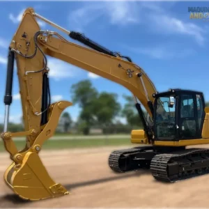 2023 Caterpillar 320 Next Gen hydraulic excavator with integrated Cat Grade 2D technology, high-efficiency hydraulic pumps, and fuel-saving engine for heavy-duty earthmoving.