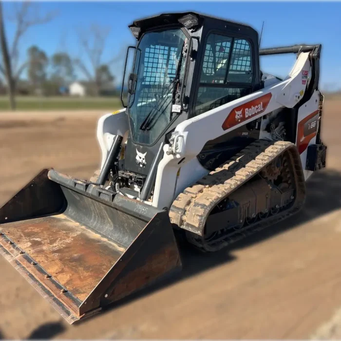 2024 Bobcat T66 compact track loader with vertical lift path, redesigned R-Series cab, and cast-steel loader arm for superior lifting and grading performance.
