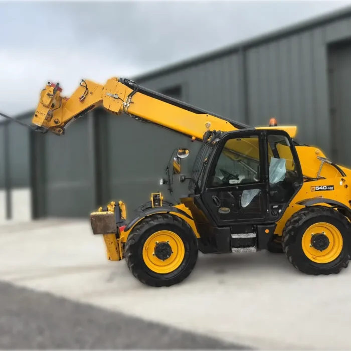 2019 JCB 540-140 Telehandler, 108 hp, 2,853 hours, 14m lift height, excellent working condition.