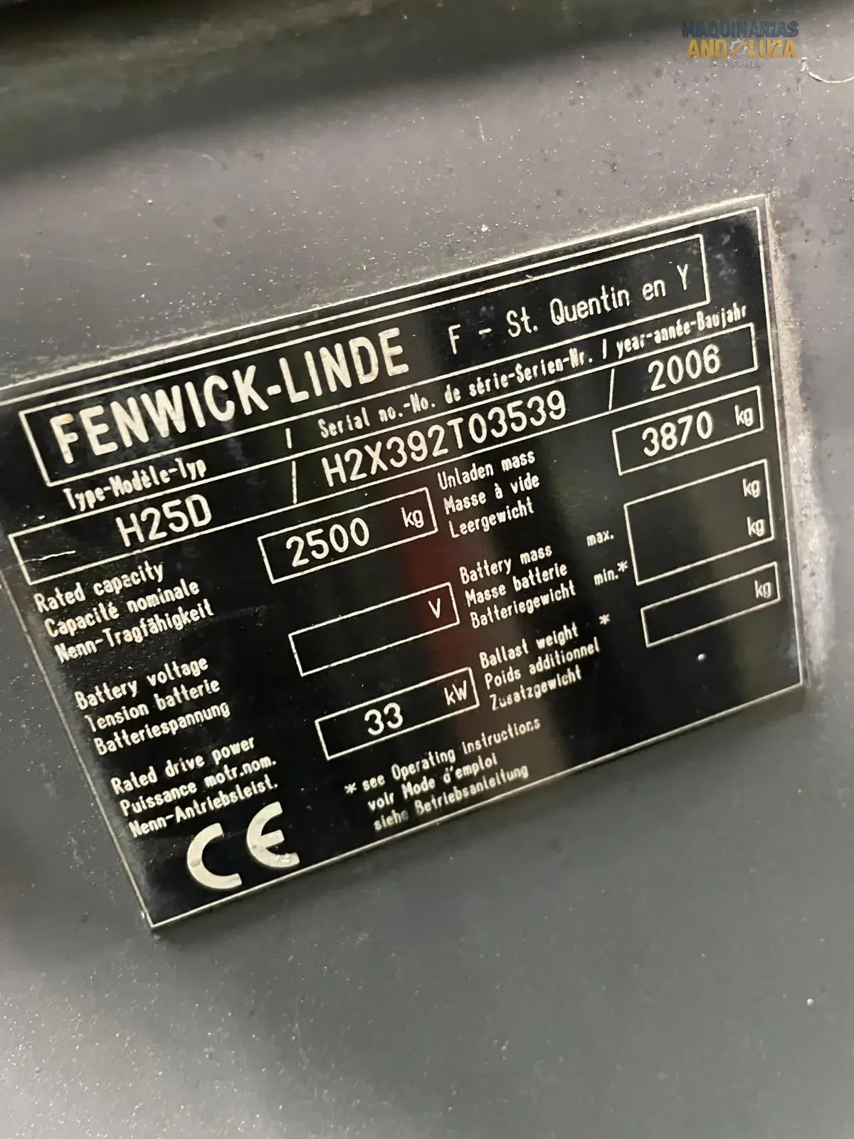 2006 Linde H25 - Imagen 5